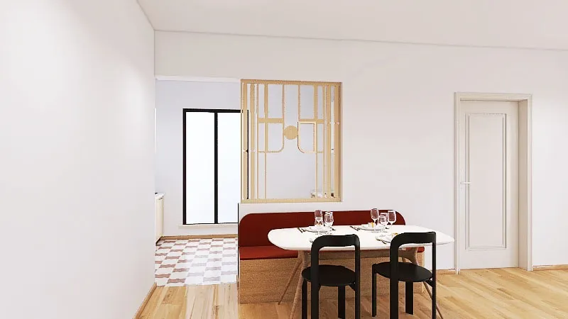 La cuisine ouverte avec claustra